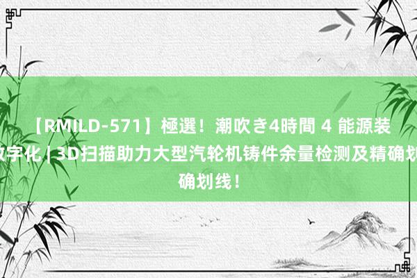 【RMILD-571】極選！潮吹き4時間 4 能源装备数字化 | 3D扫描助力大型汽轮机铸件余量检测及精确划线！