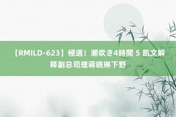 【RMILD-623】極選！潮吹き4時間 5 凯文解释副总司理蒋晓琳下野